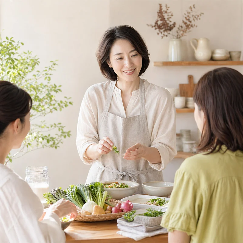 季節の食卓レッスンのイメージ