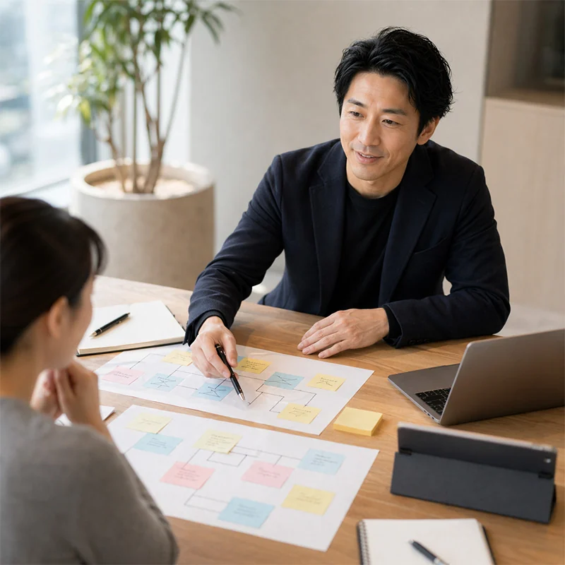 業務整理・仕組み化支援のイメージ